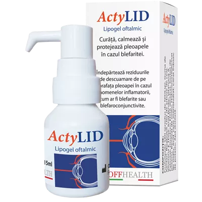 Actylid Lipogel oftalmic, 15 ml, Offhealth