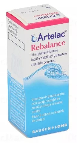 Artelac Rebalance solutie oftalmica, 10 ml