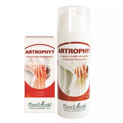 Artrophyt crema cu sare bazna, 150 ml, Plantextract