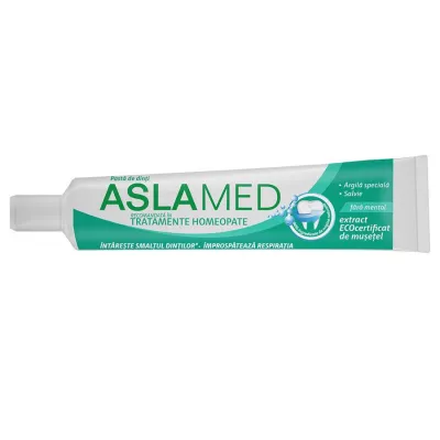 Pasta dinti pentru tratamente homeopate, 75 ml, Aslamed 3009
