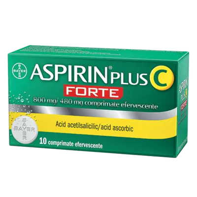 Aspirin Plus C Forte 800/480mg 10cp.eff