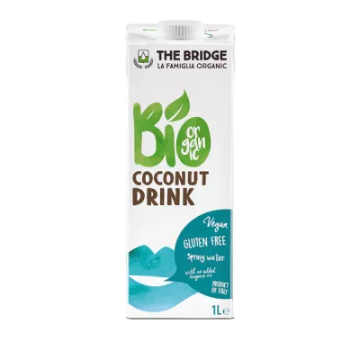 Lapte vegetal bio de cocos, 1l, The Bridge