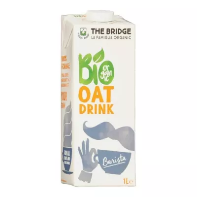 Lapte vegetal bio de ovaz Barista, 1L, The Bridge