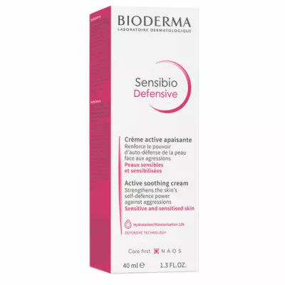 Crema calmanta Sensibio Defensive Legere, 40 ml, Bioderma