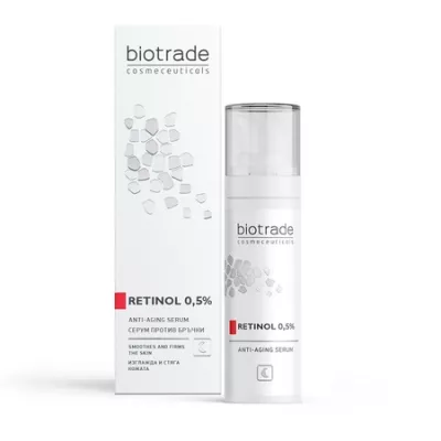 Ser anti-age cu retinol 0,5%, 30ml, Biotrade