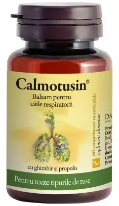 Calmotusin, 60 comprimate, Dacia Plant
