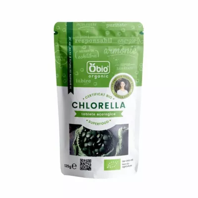 Chlorella tablete eco, 125g, OBio