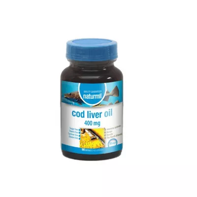 Cod Liver Oil 400mg, 90 capsule, Naturmil