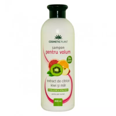 Sampon pentru volum cu extract de citrice, kiwi si mar, 400 ml, Cosmetic Plant