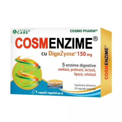 CosmoEnzime Digezyme 150mg, 20 capsule, Cosmopharm