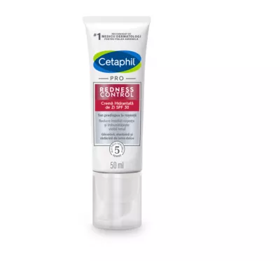 Crema hidratanta de zi cu SPF 30 Redness Control PRO, 50 ml, Cetaphil