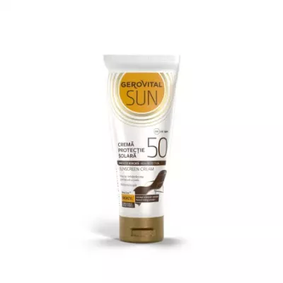 Crema cu protectie solara SPF50, 100ml, 4646, Gerovital Sun