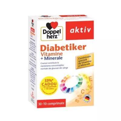 Diabetiker pentru diabetici, 30 + 10 comprimate, Doppelherz