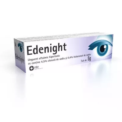 Unguent oftalmic hipertonic Edenight, 5 g, NTC