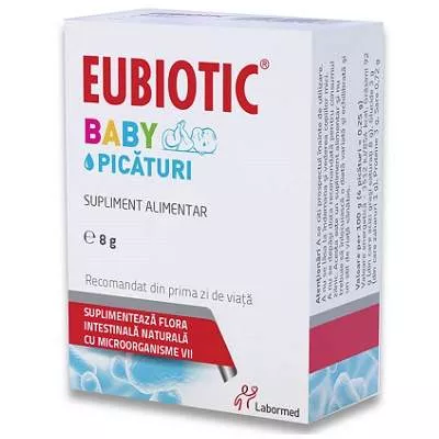 Picaturi Eubiotic Baby, 8 g, Labormed