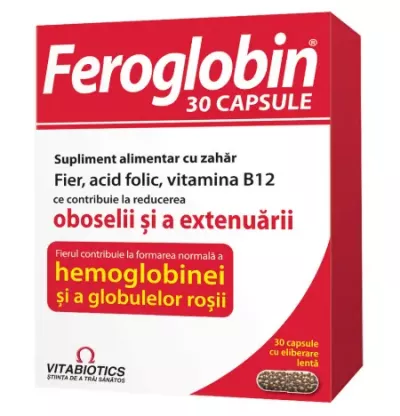 Feroglobin B12, 30 capsule, Vitabiotics