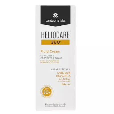 Fluid crema pentru protectie solara Cantabria Heliocare 360º, SPF50+, 50 ml