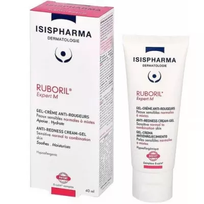 Gel-crema antiroseata Ruboril Expert M, 40ml, Isis Pharma