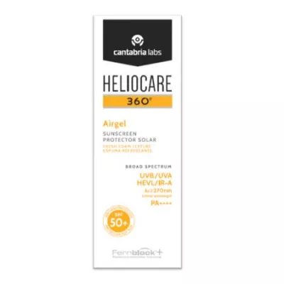 Spuma de protectie solara Airgel SPF50+ Heliocare 360, 60ml, Cantabria