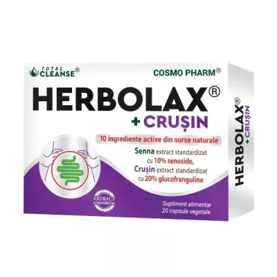 Herbolax + Crusin, 20 capsule, Cosmopharm