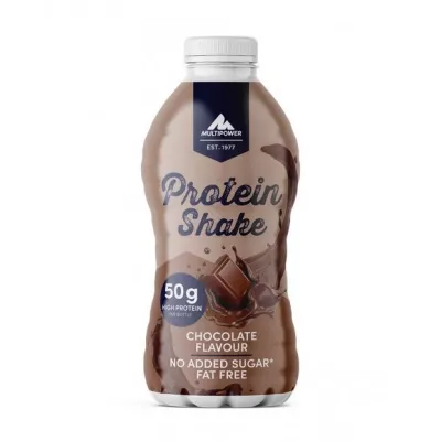 Shake proteic cu aroma de Ciocolata, 500ml, Multipower