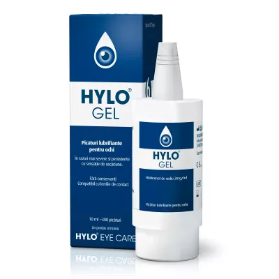 Hylo-Gel picaturi lubrifiante pentru ochi, 10 ml, Ursapharm
