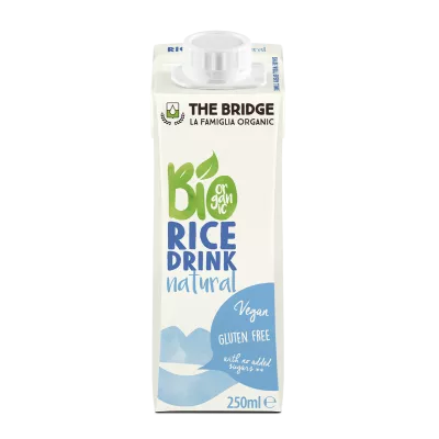 Lapte vegetal bio de orez, 1l, The Bridge