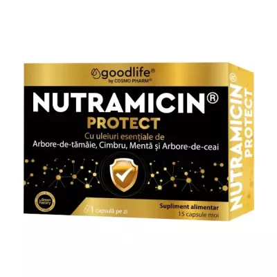 Nutramicin Protect, 15 capsule moi, Cosmopharm
