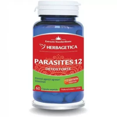 Parasites 12 Detox forte, 60 capsule, Herbagetica