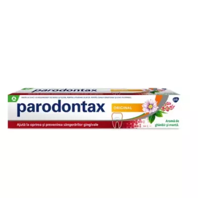 Pasta de dinti Parodontax Original cu aroma de ghimbir si menta, 75ml, GSK