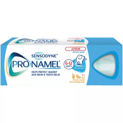 Pasta de dinti ProNamel Junior gentle mint 6-12 ani, 50ml, Sensodyne