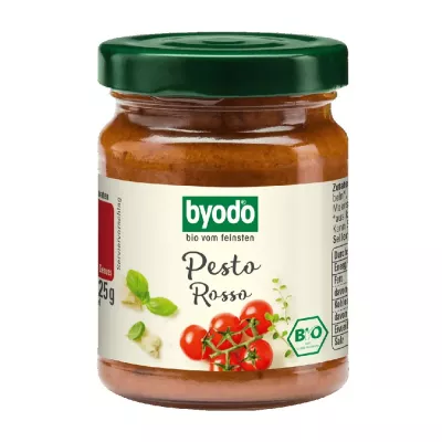Pesto rosso eco, 125g, Byodo