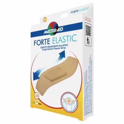 Plasturi rezistenti din panza Forte Elastic, 86x39mm, 20 bucati, Master-Aid