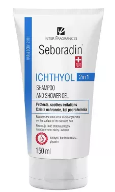 Sampon si gel de dus 2 in 1 Ichthyol, 200 ml, Seboradin