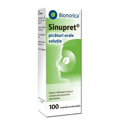 Sinupret solutie orala, 100 ml, Bionorica