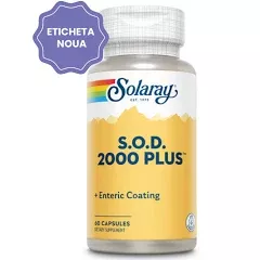 SOD 2000 Plus Solaray, 60 capsule, Secom
