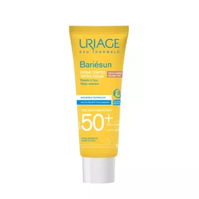 Crema colorata Bariesun pentru protectie solara cu SPF50+, Gold, 50ml, Uriage