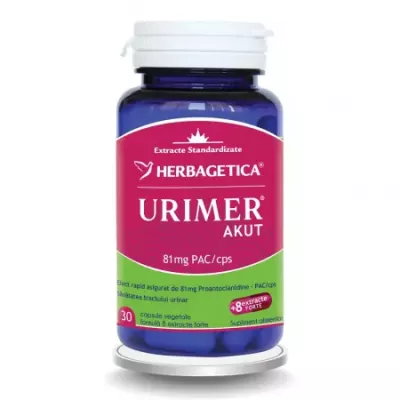 Urimer Akut, 30 capsule, Herbagetica