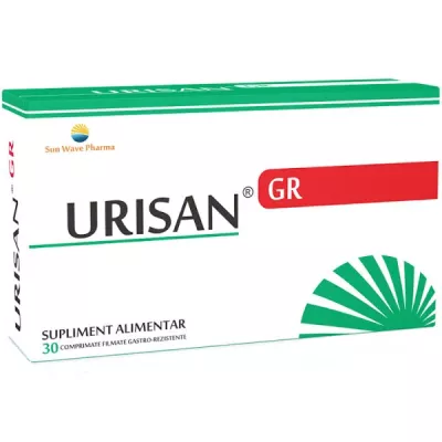 Urisan GR, 30 comprimate filmate gastrorezistente, Sun Wave