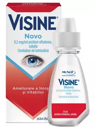 Picaturi oftalmice Visine Novo, 15 ml, Mcneil