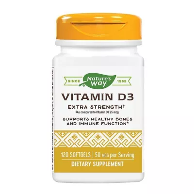 Vitamina D3 pentru adulti, 120 capsule, Secom