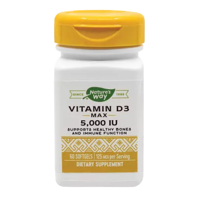 Vitamin D3 5000UI x 60cps.moi (Secom)