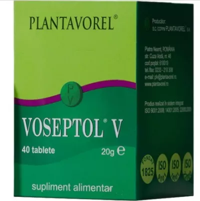 Voseptol V, 40 tablete, Plantavorel