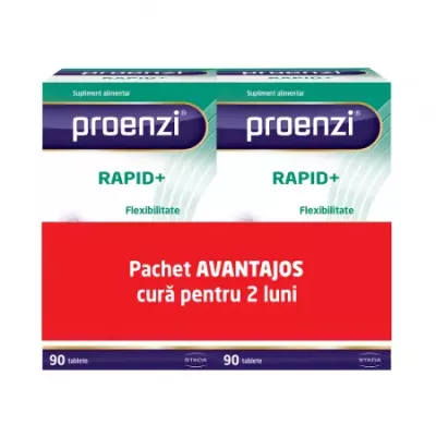 Pachet Proenzi Artrostop Rapid+, 90+90 tablete, Walmark