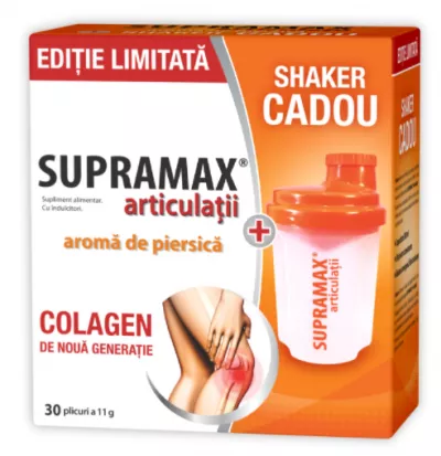 Supramax piersica, 30 plicuri + Shaker Cadou, Zdrovit