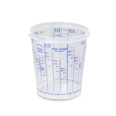 GLOSS Cupa gradata din plastic pt mixare vopsea 2,300 L