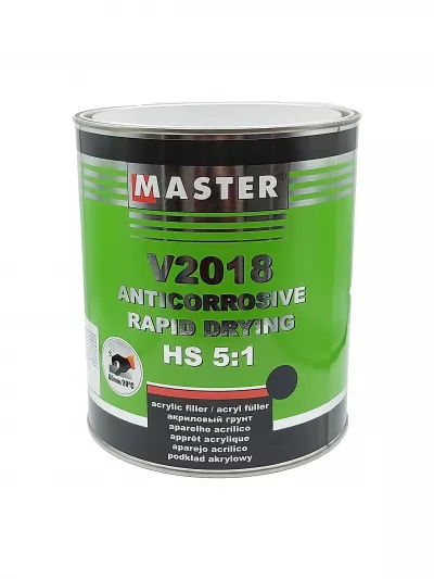 Master filler acrilic HS cu intaritor V 2018 5:1 negru 0,96 L