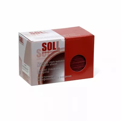 SOLL Abrazive fine 115mm x 230mm - rosu