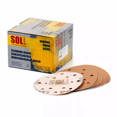 SOLL disc hartie 150 mm 15 orificii - P500