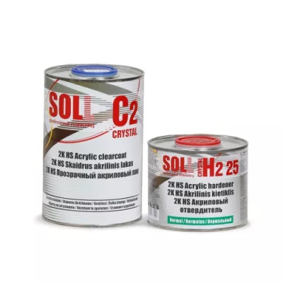 SOLL Lac acrilic 2K-HS 2:1 SOLL C2 cu intaritor normal H2 25; 1,5 L